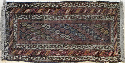 Three Hamadan carpets, early 20th c., 7' x 3'6", 5