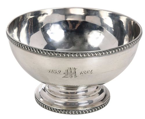 Boston Coin Silver Footed Bowl