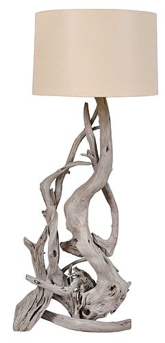 Driftwood Form Floor Lamp