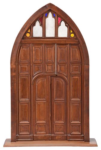 Gothic Style Architectural Model of a Door