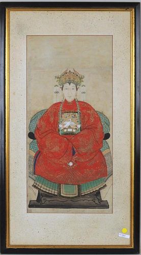 Chinese Framed Ancestral Portrait