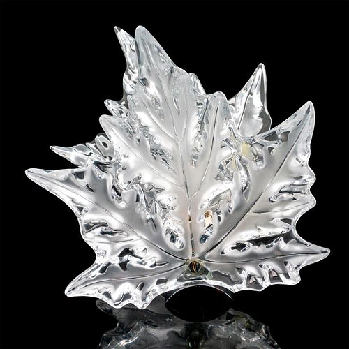 Marc Lalique (French, 1900-1977) Champs Elysees Oak Leaf Wall Sconce