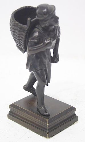 Continental Bronze Figure