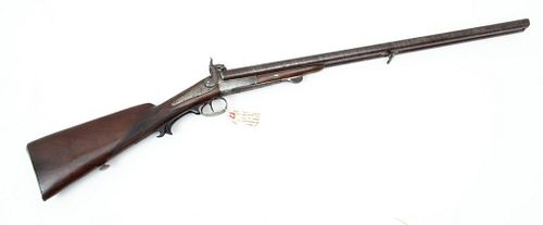 Fauré Le Page Side By Side Double Barrel Pinfire Shotgun, 12 Ga., Ca. Mid  19th C., L 44 for sale at auction on 14th September