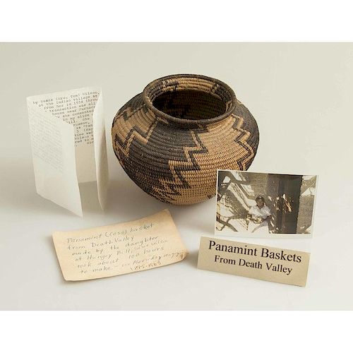 Panamint Basket Attributed to Susie Wilson (1895-1963)