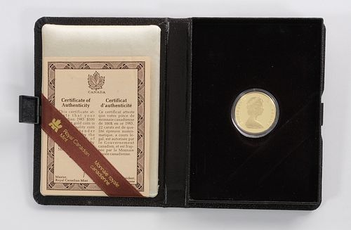 1983 Royal Canadian Mint $100 Gold Proof Coin