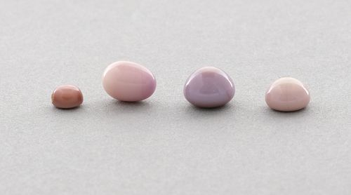 Four Natural Quahog Pearls: 8.9 CTW