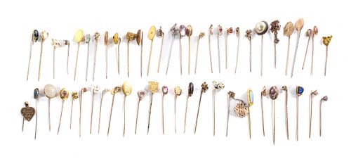 Estate Group of Gold Stick Pins