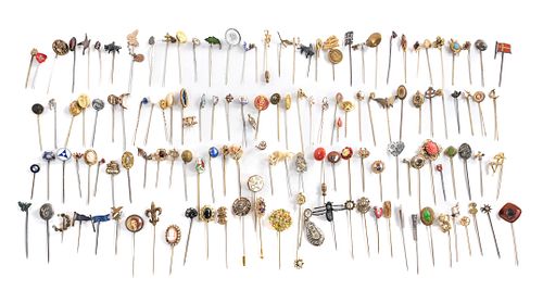 Over 130 Antique Vintage Stick Pins