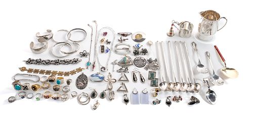Group of Silver and Sterling Items