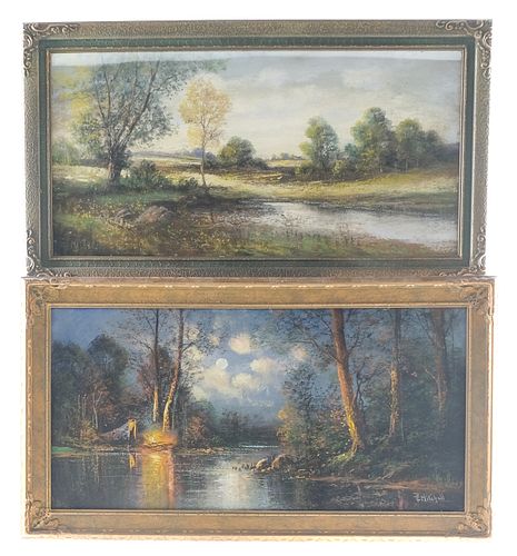 C.T. Mitchell, Group of Two Pastels