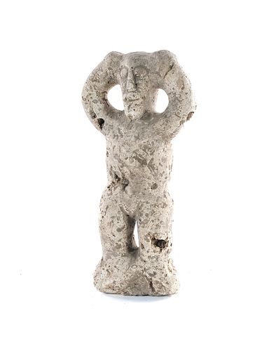 Tolai Spirit Figure with Hands Covering Ears