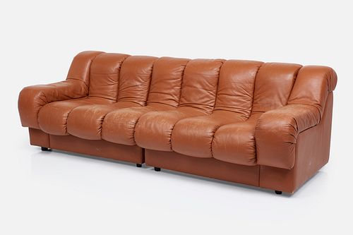 Directional, Channel-Tufted Sectional Sofa (2)