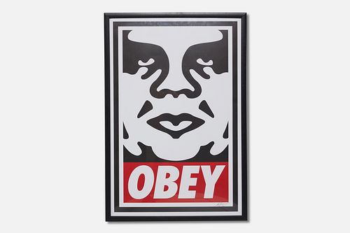 Shepard Fairey, 'Andre the Giant, Obey' Silkscreen