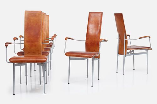 Giancarlo Vegni + Giancarlo Gualtierotti, Dining Chairs (6)