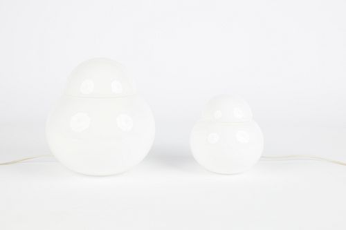 Sergio Asti, 'Daruma' Table Lamps (2)