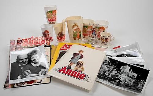 Large Archive of "Annie" Film Memorabilia Including Scripts, Promotions, and Advertising.