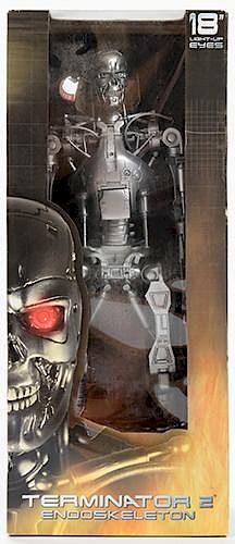 T2 Terminator 2 Endoskeleton Toy Figure.