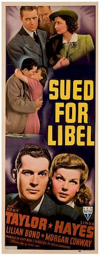 Sued for Libel.