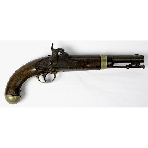 U.S. Model 1842 Percussion Pistol, by I.N. Johnson