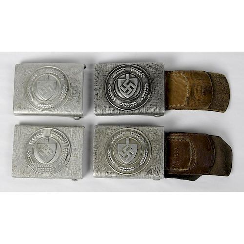 Lot of 4 R.A.D. Enlisted Buckles