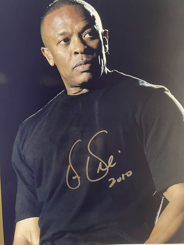 Dr. Dre signed photo