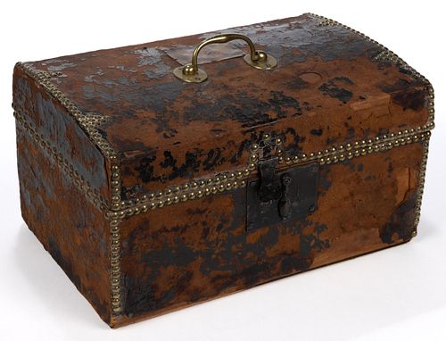 NEW JERSEY ABOLITION SOCIETY DOME-TOP DOCUMENT BOX