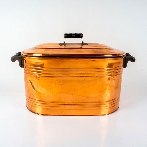 Copper Boiler Wash Tub with Lid