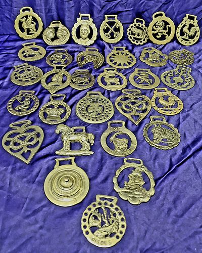 Brass Bridle Fobs 