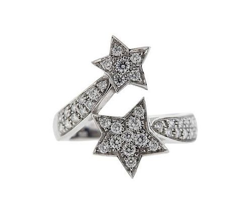 Chanel Comete 18K Gold Diamond  Star Ring