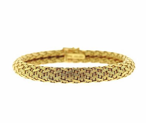 Gregg Ruth 18k Gold Braided Bracelet