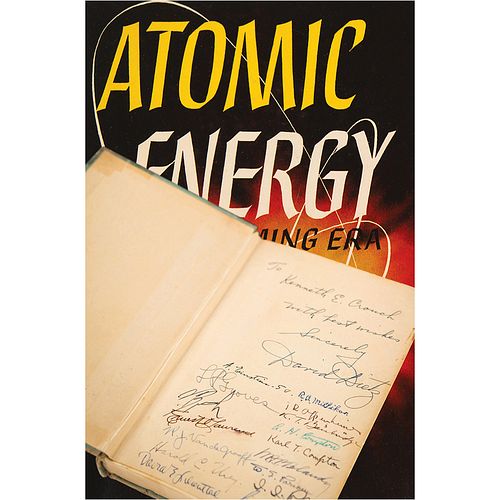 Manhattan Project: Atomic Bomb Signed Book with Einstein, Oppenheimer, Bohr, Enola Gay Crew, Nobel Prize Winners, and Nuclear Researchers