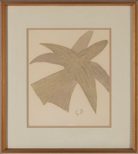 GEORGES BRAQUE Birds II, lithograph on paper