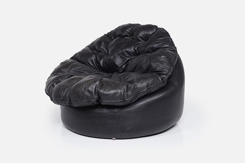 Italian, Leather Pod Chair