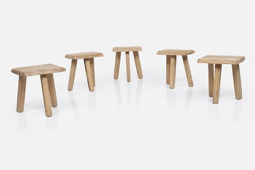 French, Primitive Stools (5)