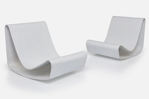 Willy Guhl, 'Loop' Lounge Chairs (2)