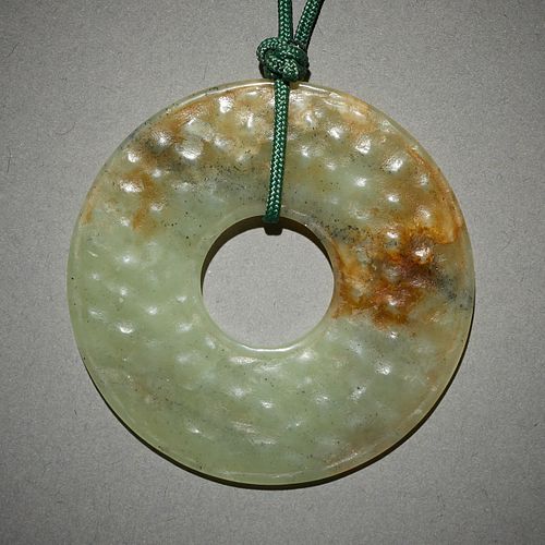 Fine Early Chinese Carved Jade Bi