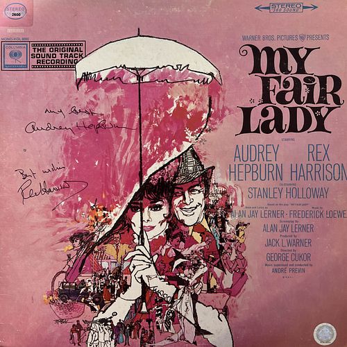 My Fair Lady signed soundtrack