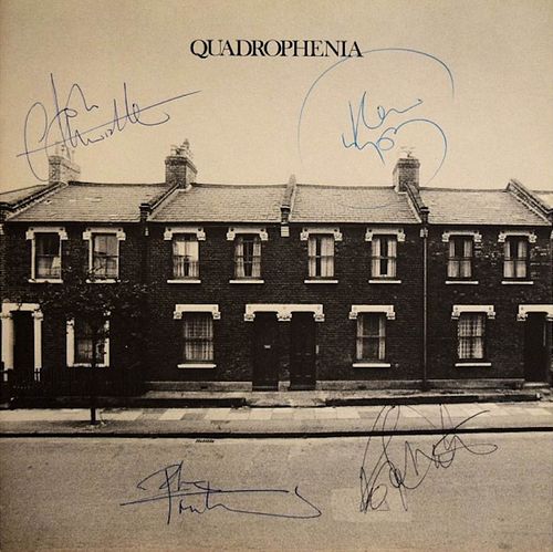 The Who Quadrophenia signed album insert book