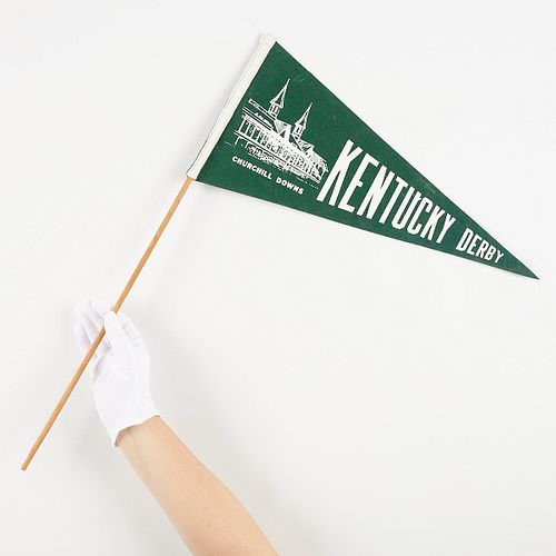 1935 Kentucky Derby Pennant Flag