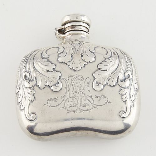 Whiting Sterling Silver Flask 5.76 ozt
