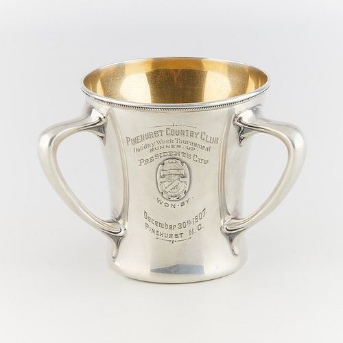 Gorham Tri-Handle Sterling Silver Cup 8.84 ozt