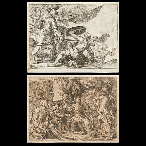2 Old Master Etchings - Storer & Busca