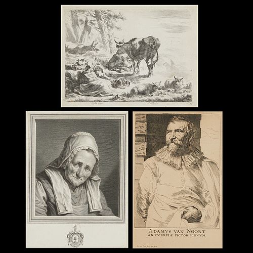 Group of 3 Old Master Prints