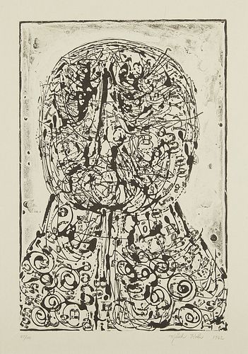 Misch Kohn Abstract Print 1962