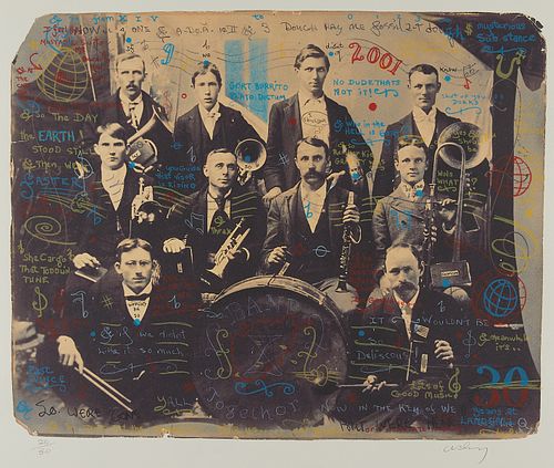 William T. Wiley "Band Together" Lithograph