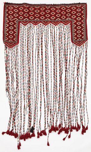 Middle Eastern Kapanuk Wool Wall Rug 7'5" x 4'6"