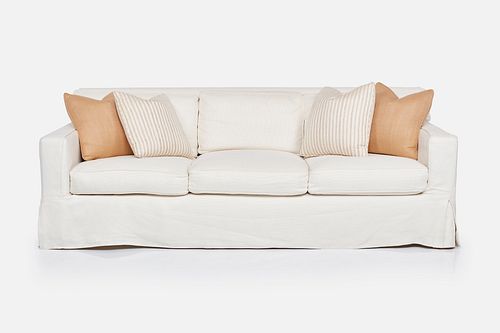 Custom, Slipcovered Sofa