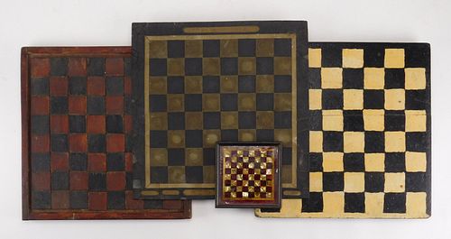4 Checkers gameboards