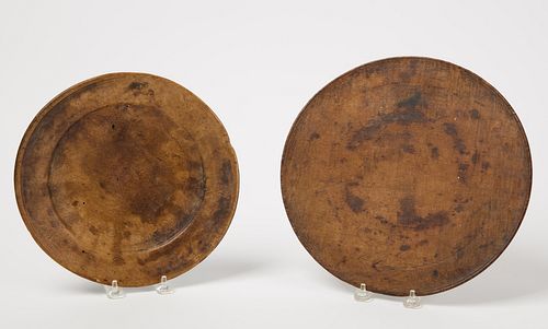 Two Wooden Plates